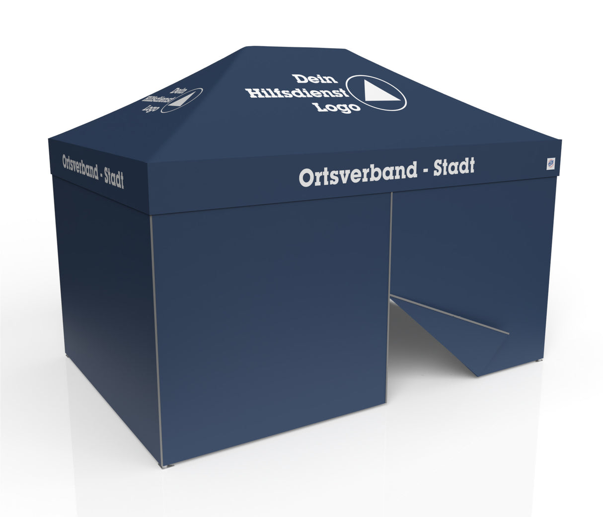 THW Faltzelt| Einsatzzelt | Profizelt | Schnelleinsatzzelt 3x4,5 m | EZ-UP-Eclipse Stahgestell