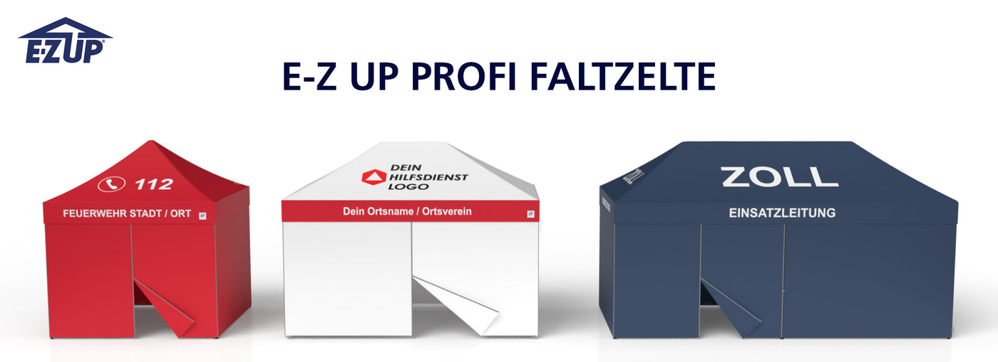 Faltpavillion für Feuerwehr