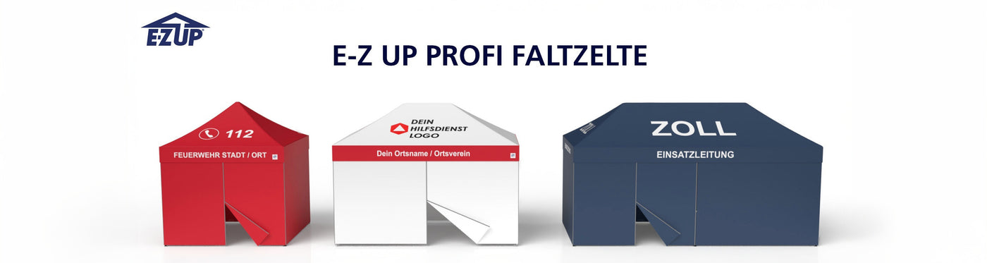 Faltpavillion für Feuerwehr