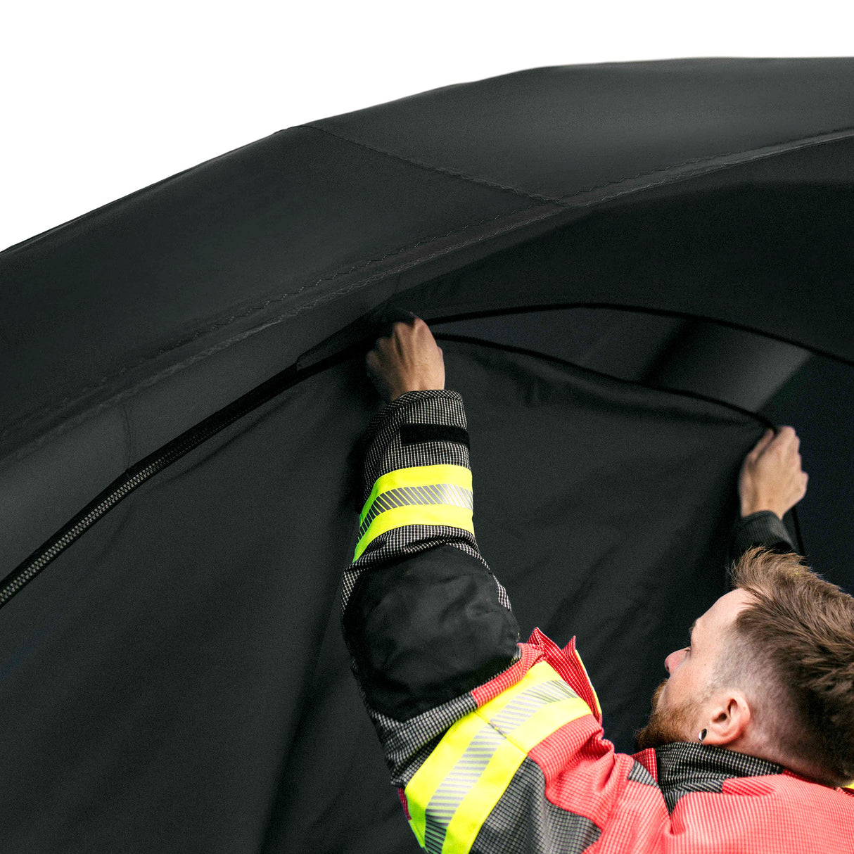 GYBE Schnelleinsatzzelt PSA Trennwand - Einbau erfolgt via Reißverschluss