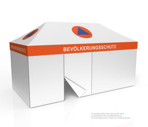 E-Z UP Profi-Faltzelt Hilfsdienste