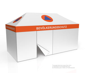 E-Z UP Profi-Faltzelt Hilfsdienste