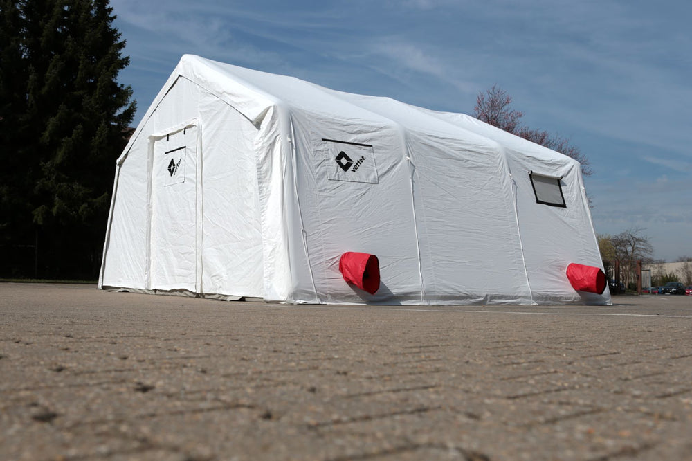 Sanitätszelt Vetter MT 60 / Schnelleinsatzzelt / AirShelter – Profi-Einsatzzelte
