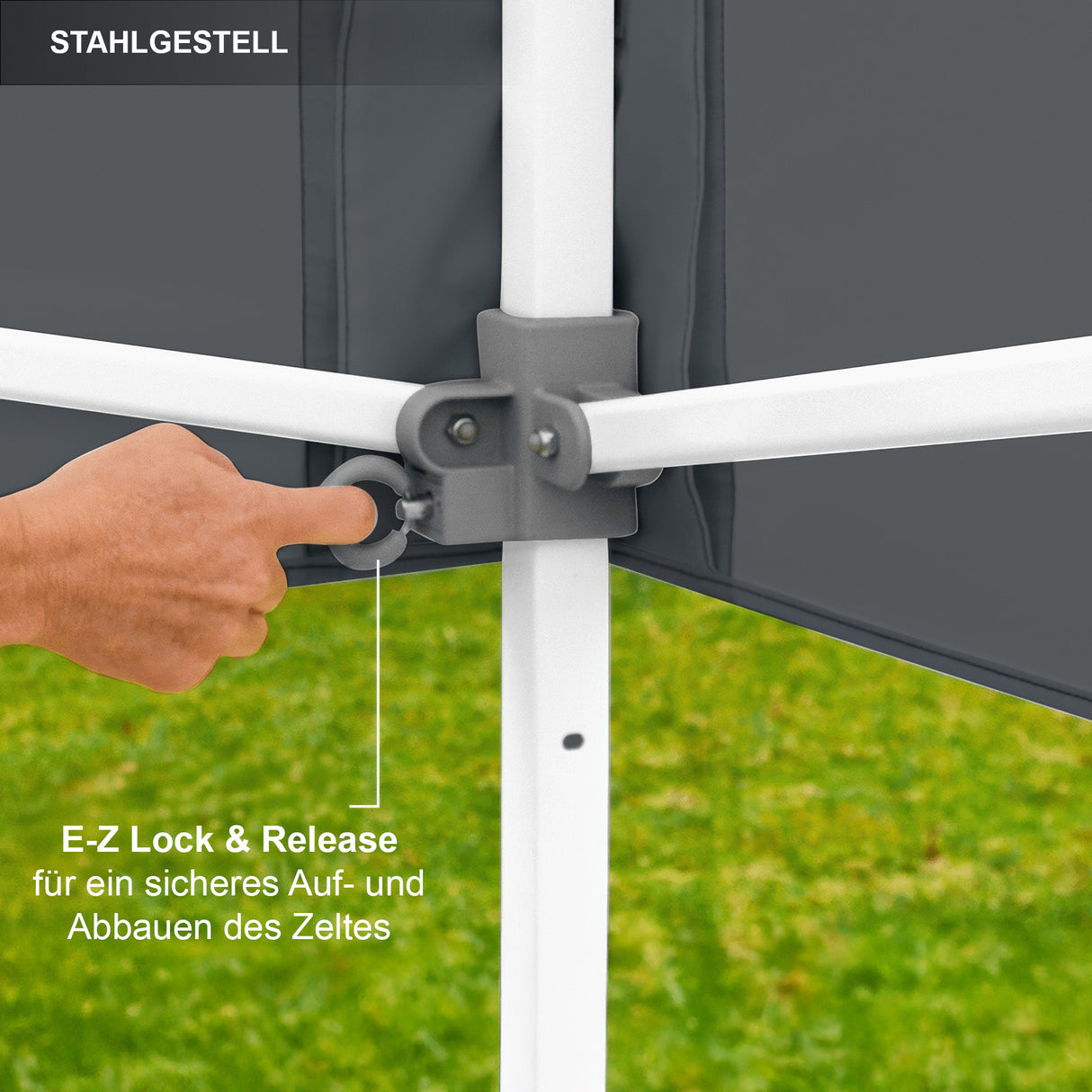 E-Z UP Profi-Faltzelt Feuerwehr