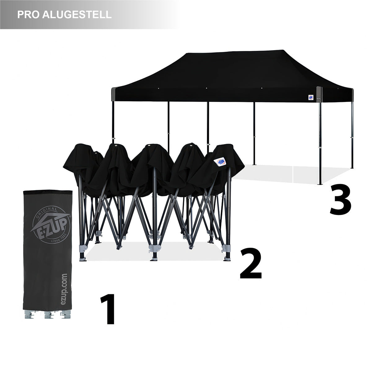 E-Z UP Profi-Faltzelt Feuerwehr
