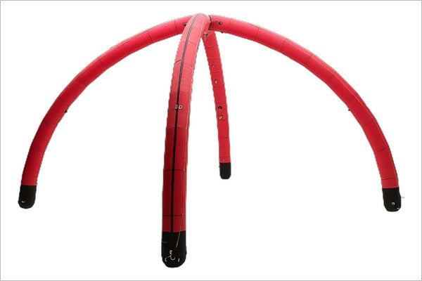 GYBE Schnelleinsatzzelt – komplett luftgestützte Konstruktion ohne Gestänge und kantige Bauteile für sichere Einsatzkräfte